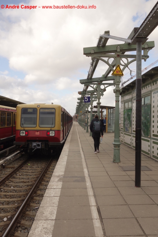 Bilder vom 28.02.2020 Umbau Bahnhof Schöneweide Berlin