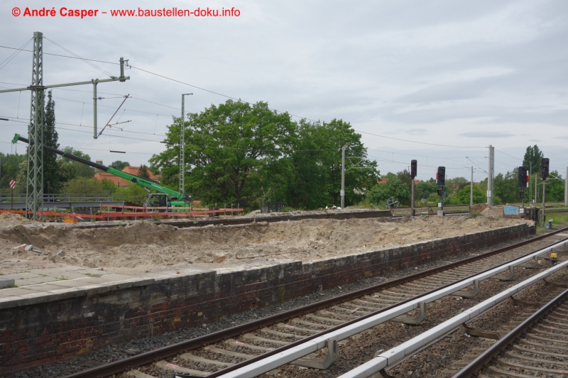 Bilder vom 18.05.2020 Umbau Bahnhof Schöneweide Berlin