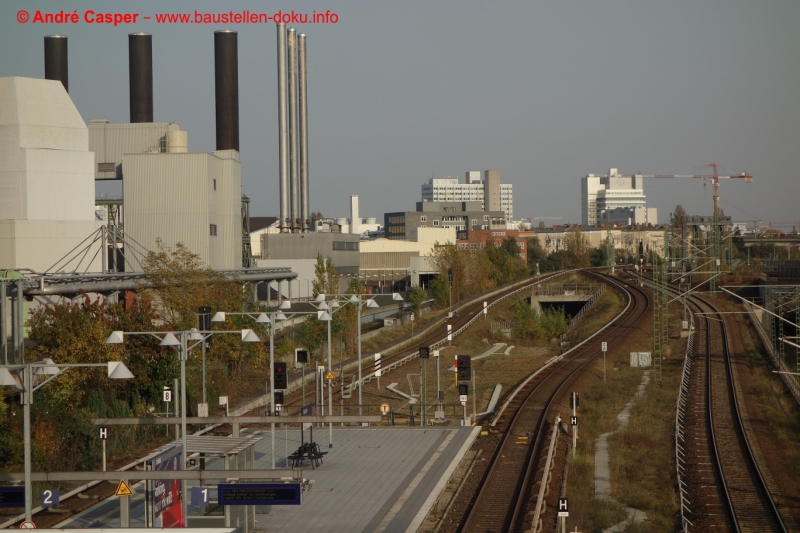 Bilder vom 16.10.2017 Berlin, Neubau SBahn S21 Ein