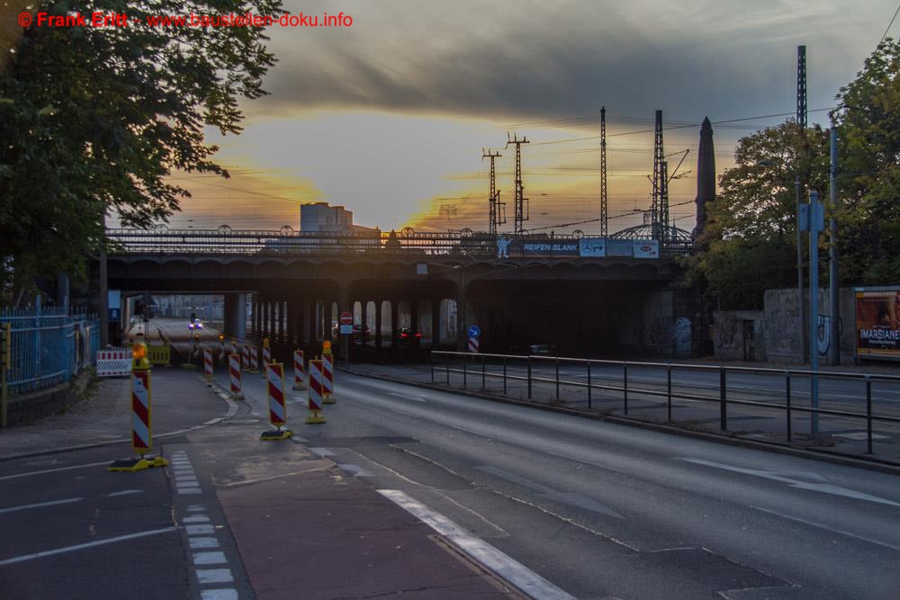 Das letzte Stück der alten EÜ Berliner Straße.