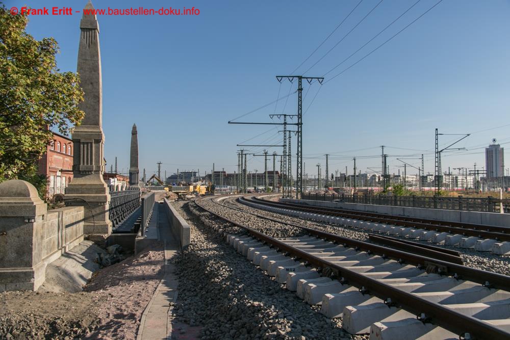 Der Lückenschluss nach dem Bau der Berliner Brücke erfolgt.