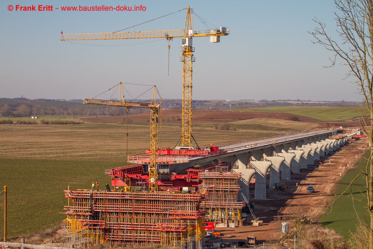 Neubau A143 Saaletalbrücke Salzmünde