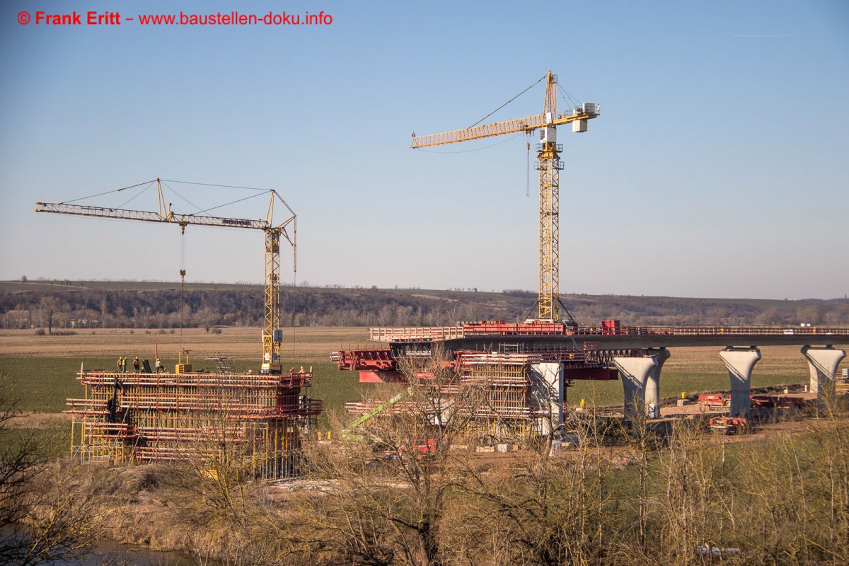 Neubau A143 Saaletalbrücke Salzmünde