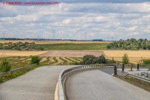 Streckenbau Süd - Saalebrücke bis AS Halle Neustadt