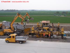 Betondeckeneinbau BAB 38