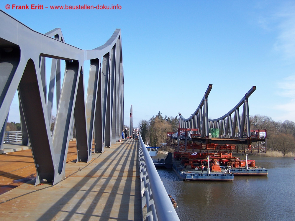 Brandenburg - Seegartenbrücke an der Havel