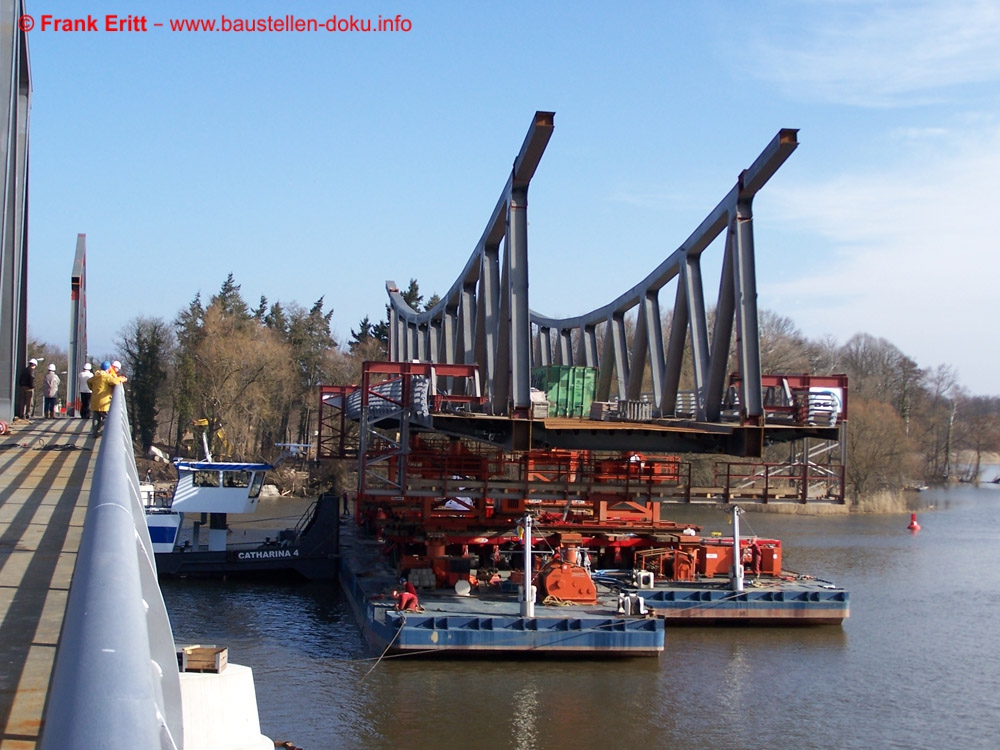 Brandenburg - Seegartenbrücke an der Havel