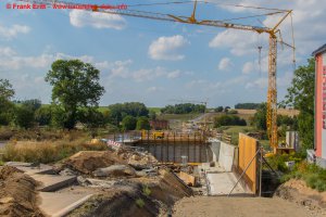 Bilder vom 21.08.2022 Ausbau B91 Oberwerschen - Wildschütz