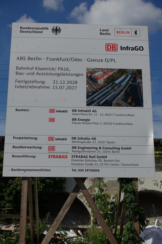 Bautafel Bahnhof KÃ¶penick