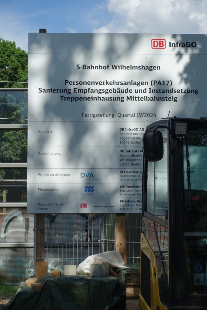 Bautafel EG Wilhelmshagen