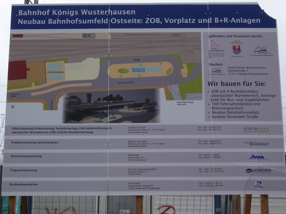 Bautafel KÃ¶nigs Wusterhausen Ostseite 1