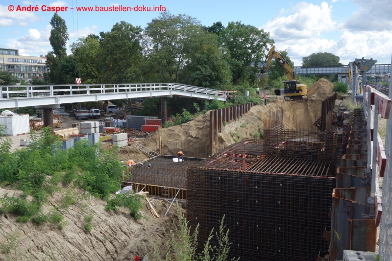Bilder vom 31.08.2020 Umbau Bahnhof Schöneweide Berlin