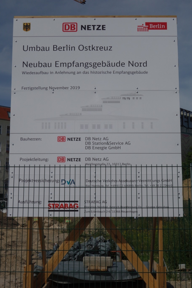 Bautafel EmpfangsgebÃ¤ude