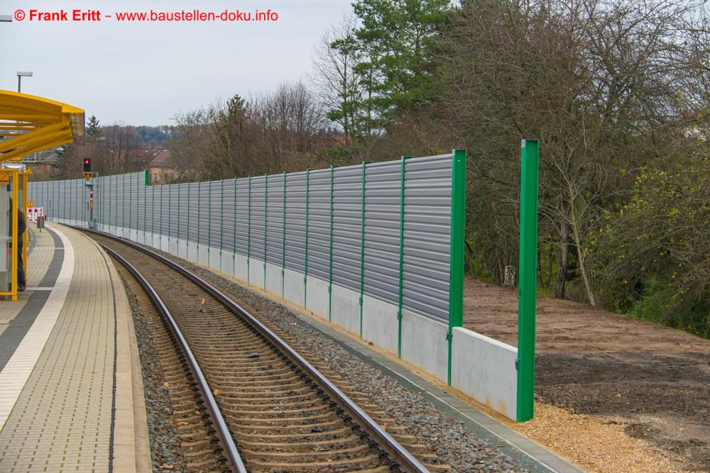 Eine Lärmschutzwand fehlt noch.