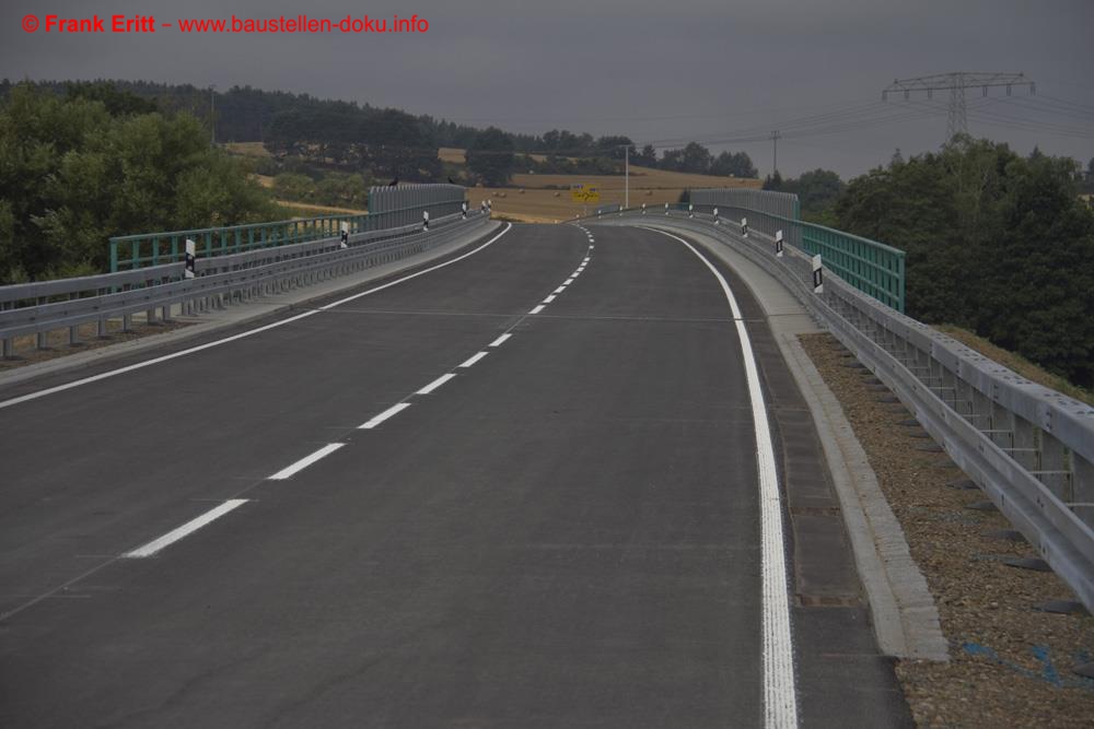 Die Brücke vor der Eröffnung.