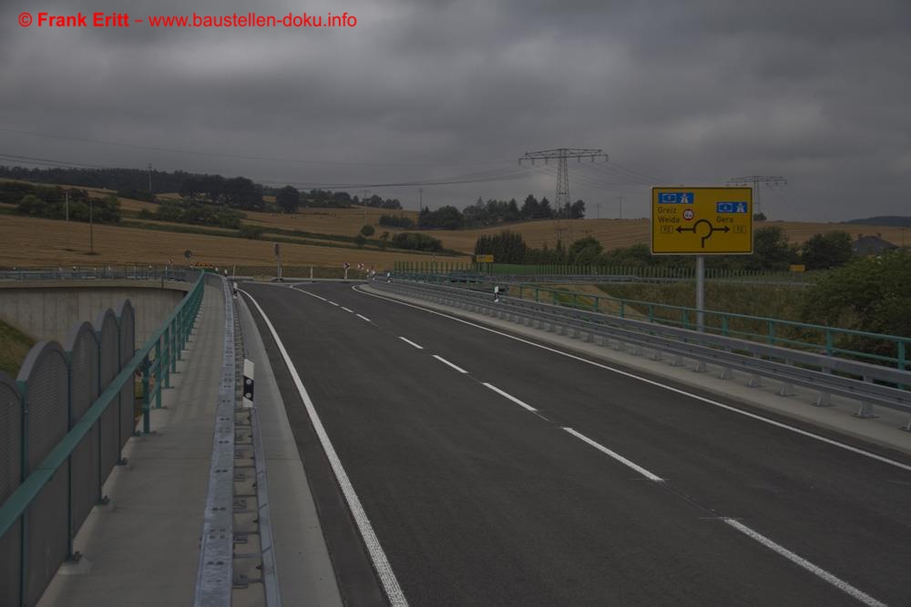 Die Brücke vor der Eröffnung.
