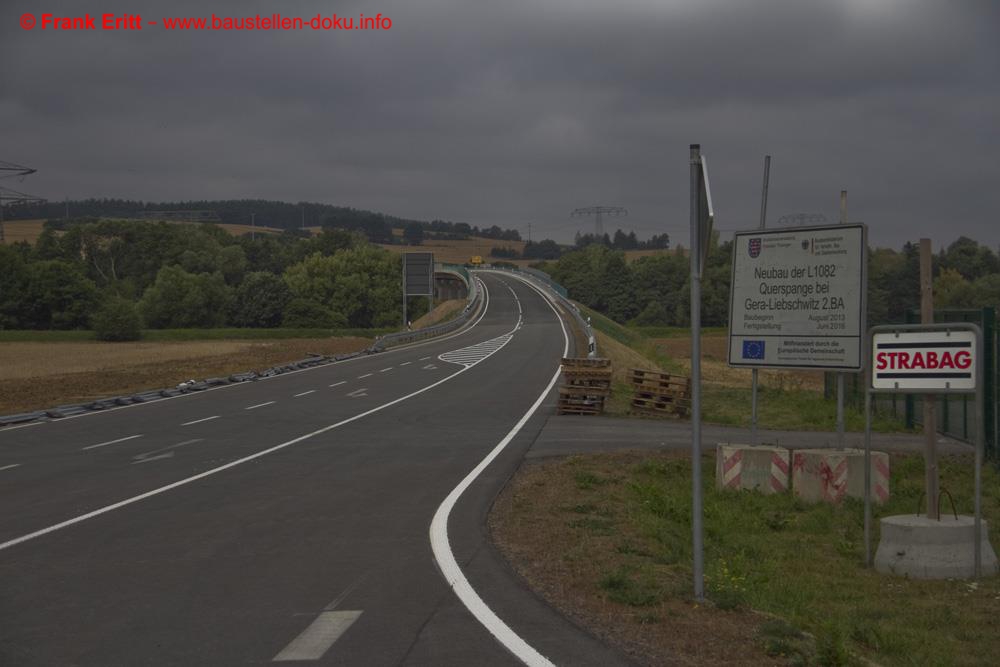 Die Brücke vor der Eröffnung.