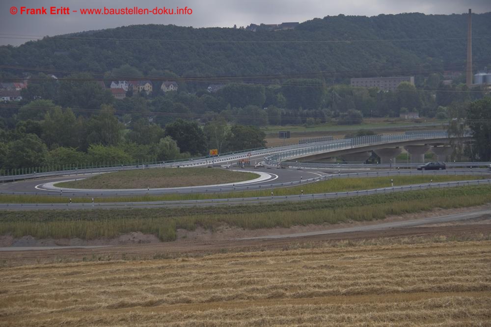 Der neue Kreisel von oben.