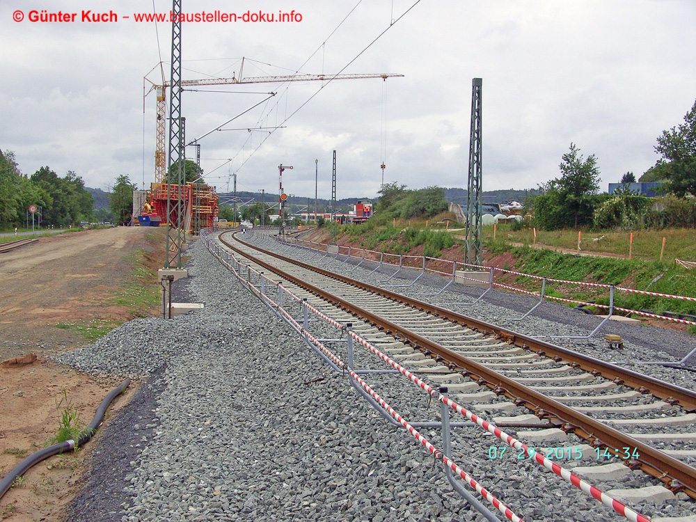 Einscheifung Coburg Süd