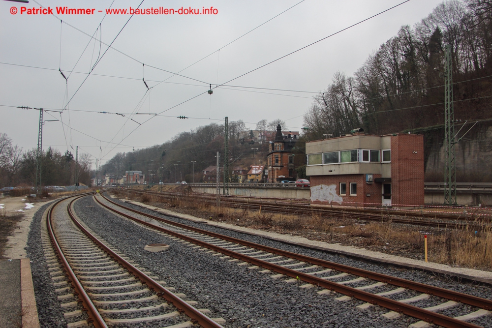 Umbau Bahnsteige Bahnhof Coburg