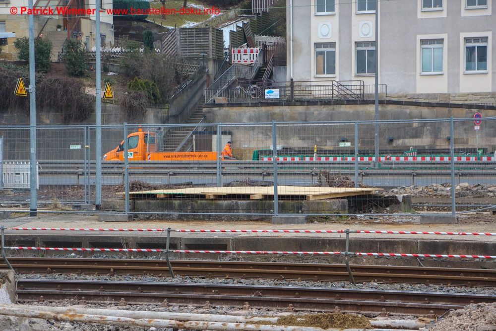 Umbau Bahnsteige Bahnhof Coburg