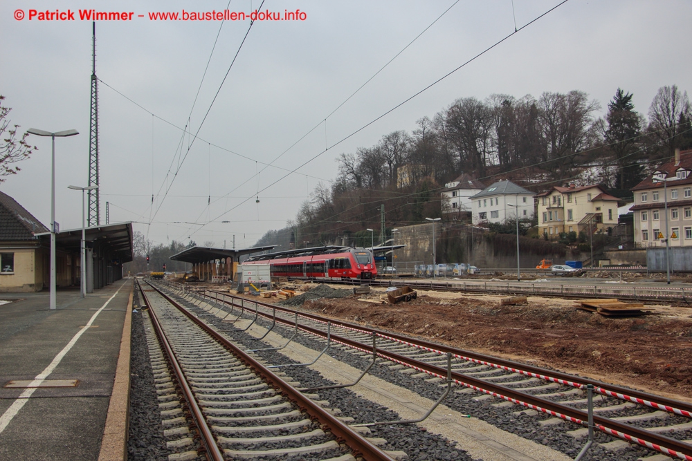 Umbau Bahnsteige Bahnhof Coburg