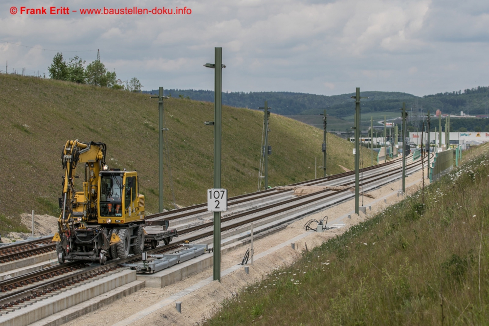 VDE 8.1 - Feste Fahrbahn Abschnitt Coburg-Ebensfeld