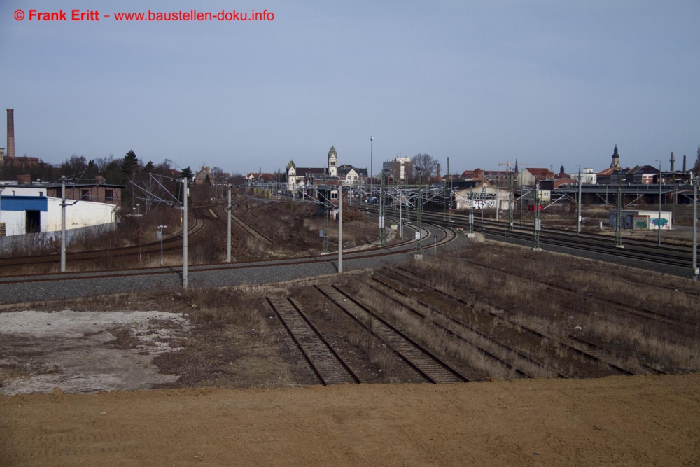 Einbinung der Strecke aus Grünau in die Hauptstrecke
