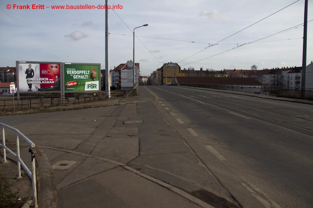 Zustand vor Baubeginn - Einmündung Güterbahnhof