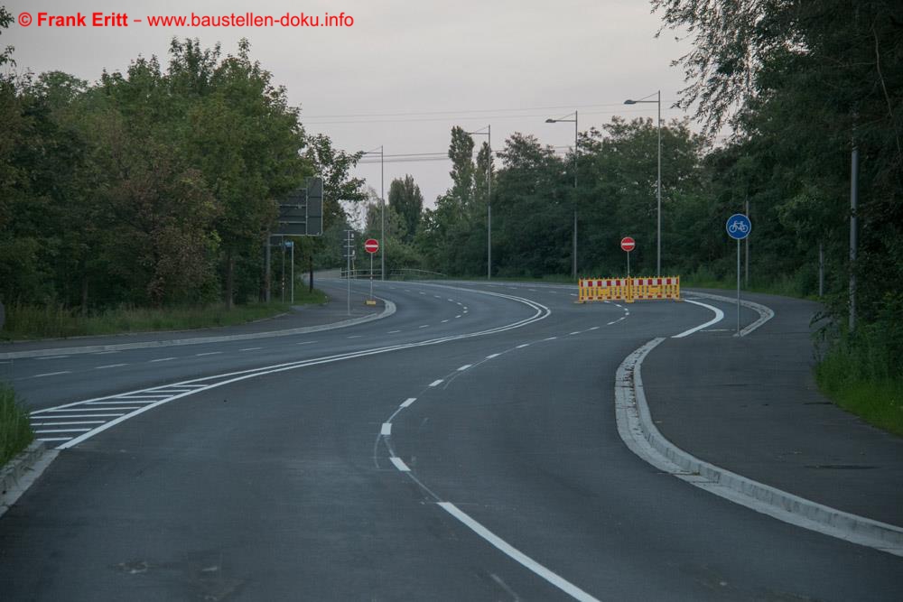 Neubau der Straßendecke Antonienstraße abgeschlossen.