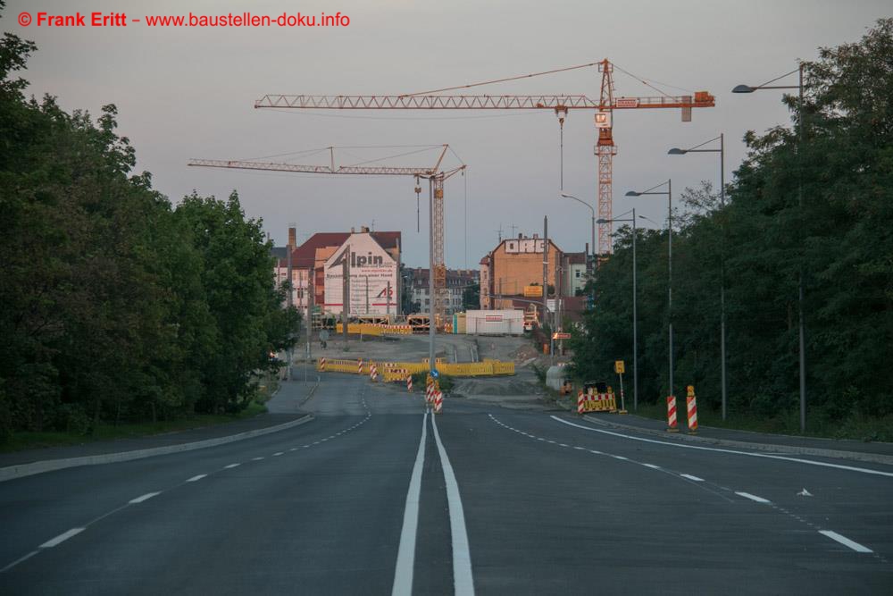Neubau der Straßendecke Antonienstraße abgeschlossen.