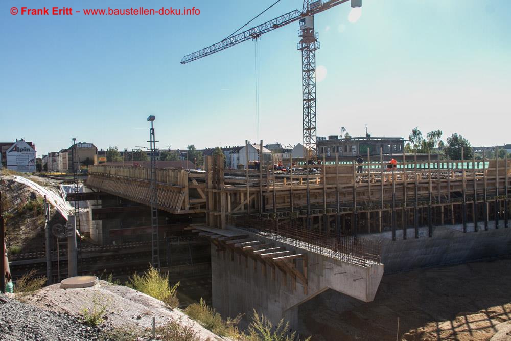 Bewehrung Brückenüberbau Westbrücke