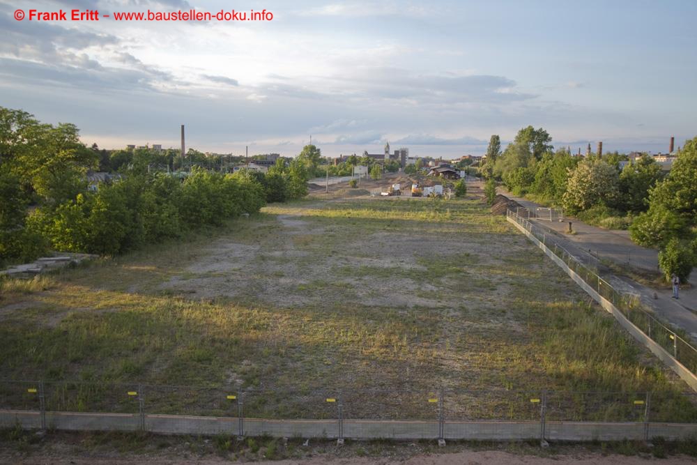 Blick von der Antonienstraße nach Norden