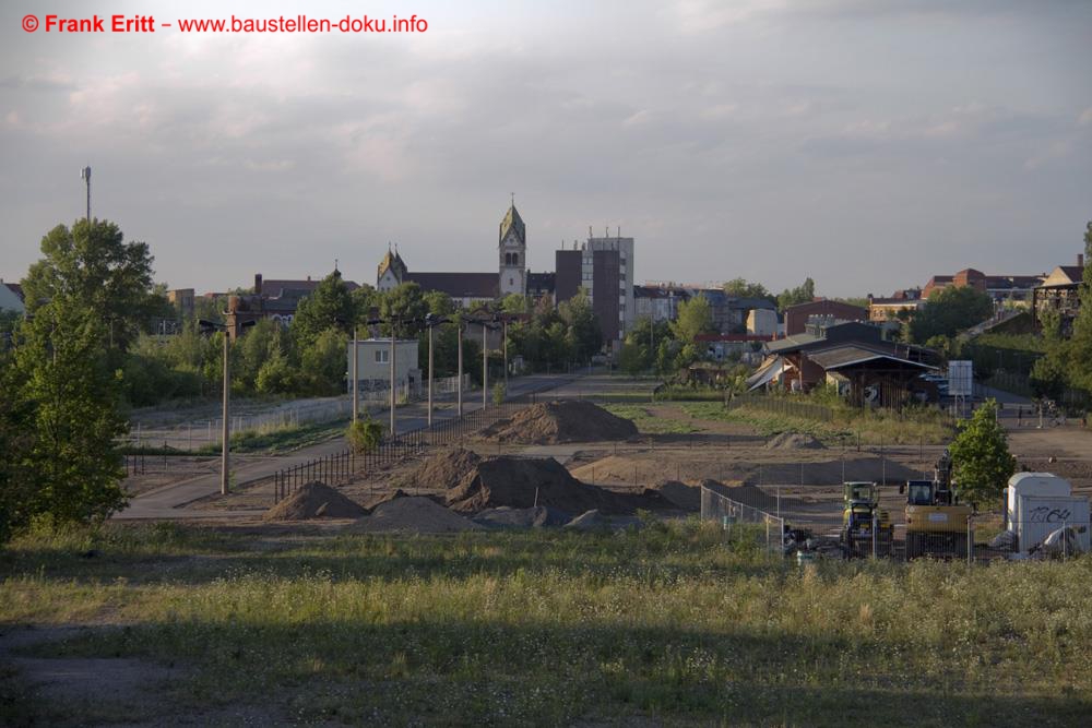 Blick von der Antonienstraße nach Norden