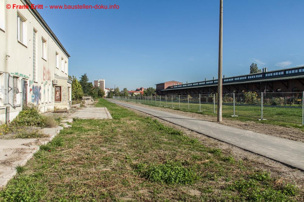 Der Hauptweg ist nun fertig gestellt.