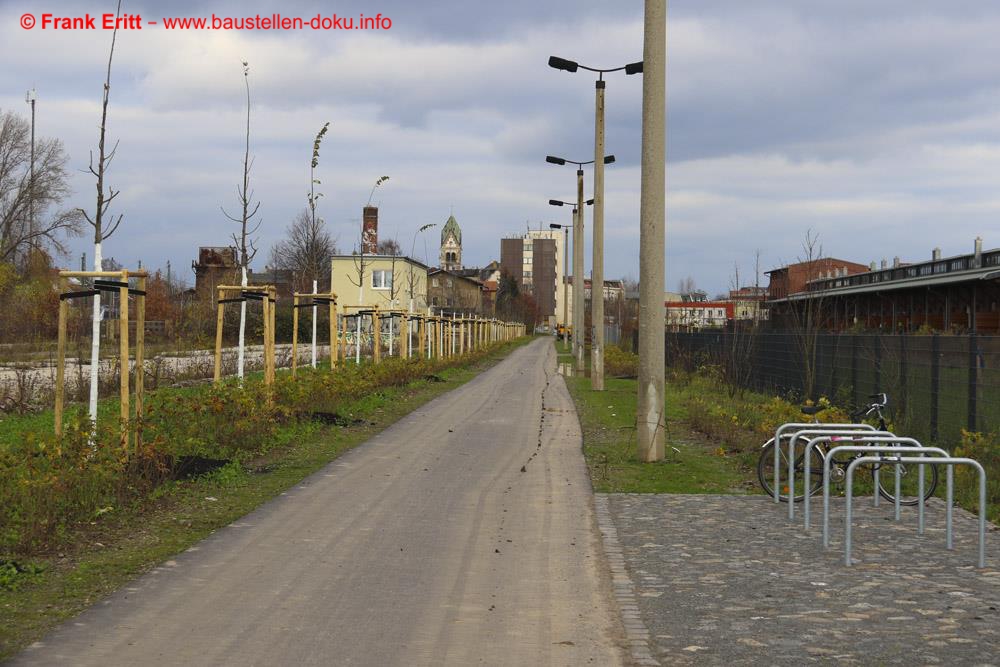 Weg in Richtung Plagwitz