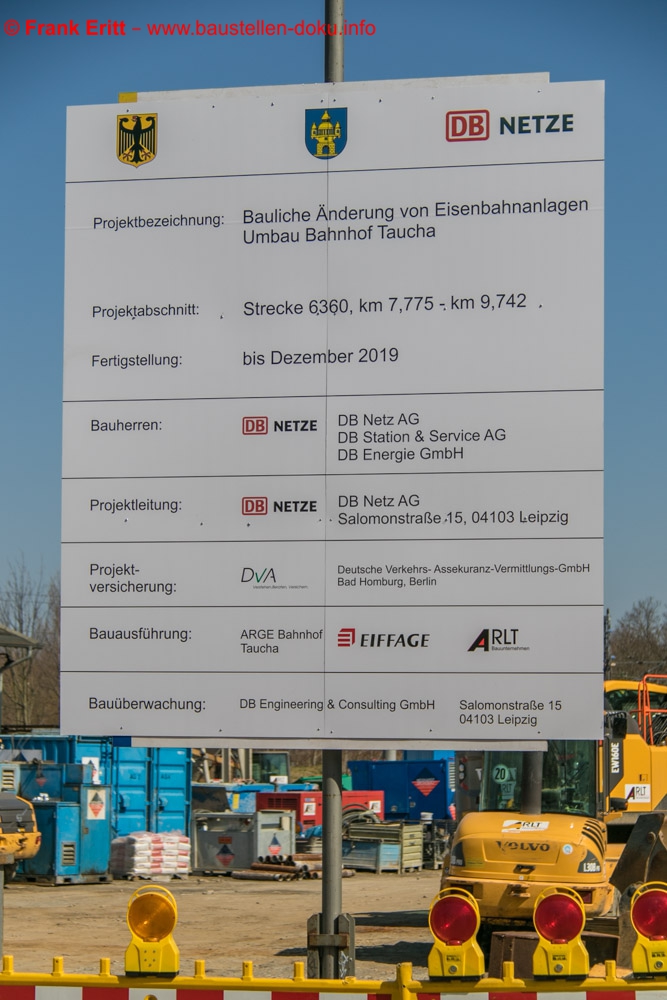Maßnahmenkomplex Umbau Bahnhof Taucha
