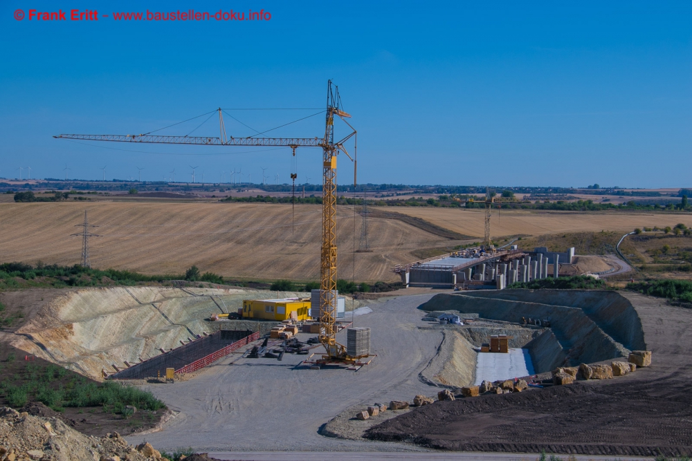 Neubau A143 - Grünbrücke Muschelkalkhänge