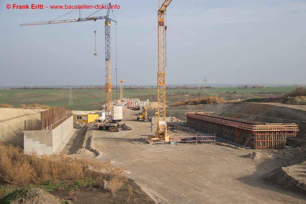 Neubau A143 - Grünbrücke Muschelkalkhänge