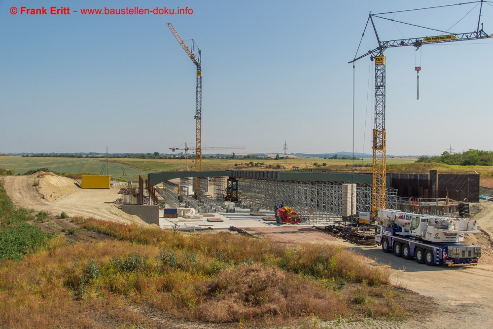 Neubau A143 - Grünbrücke Muschelkalkhänge