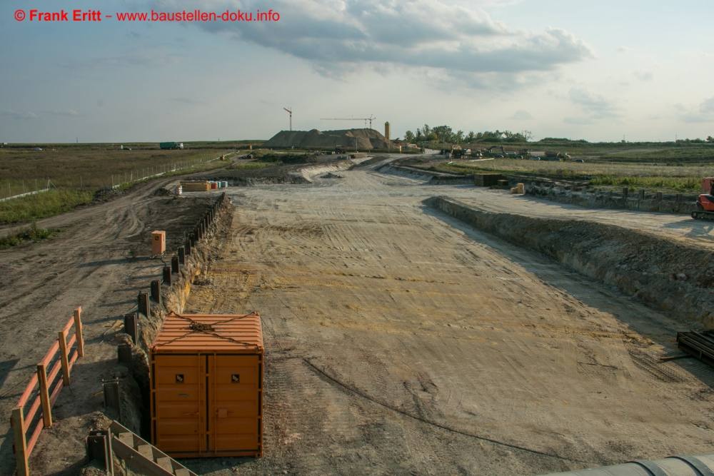 Neubau A143 - Lärmschutztunnel Salzmünde