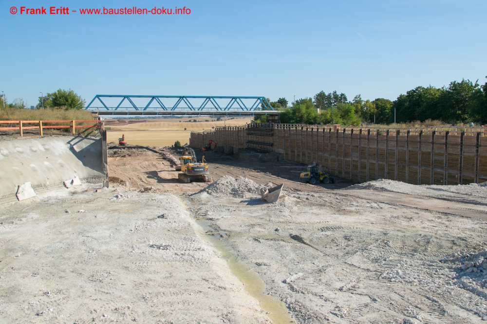 Neubau A143 - Lärmschutztunnel Salzmünde