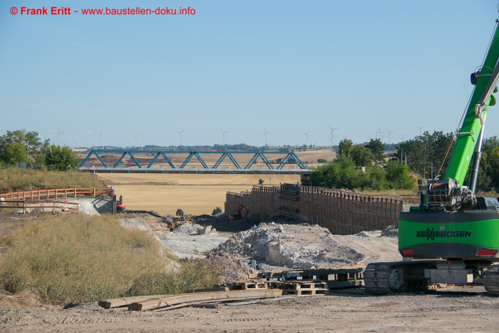 Neubau A143 - Lärmschutztunnel Salzmünde