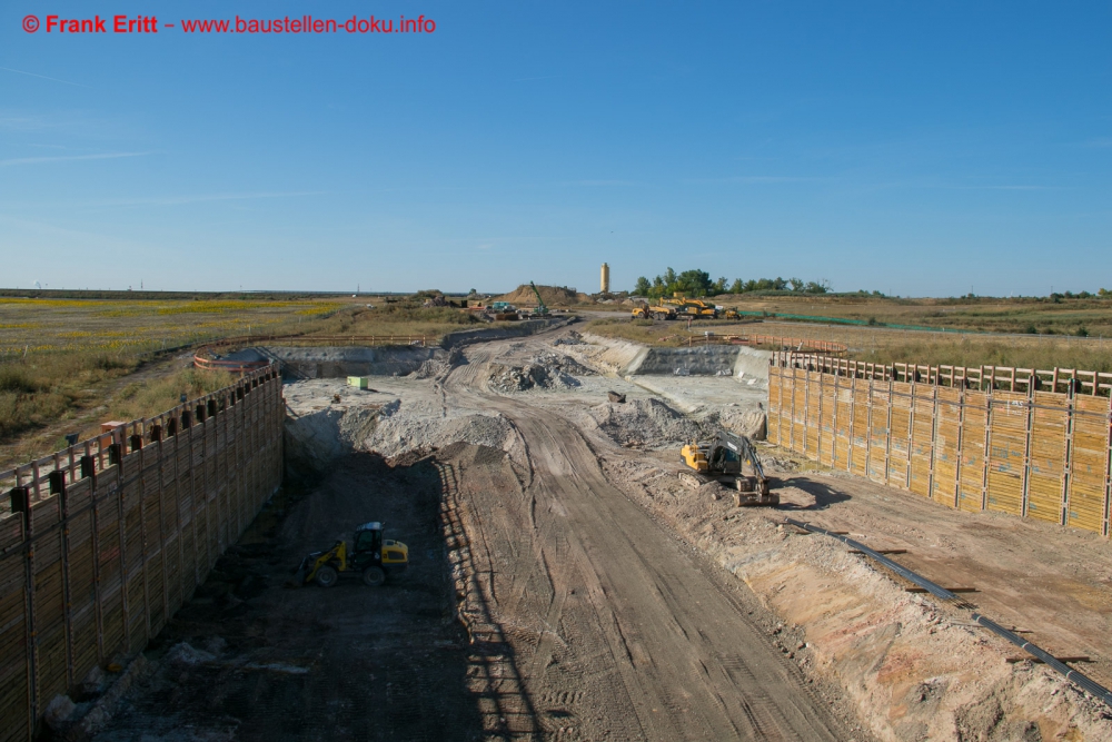 Neubau A143 - Lärmschutztunnel Salzmünde