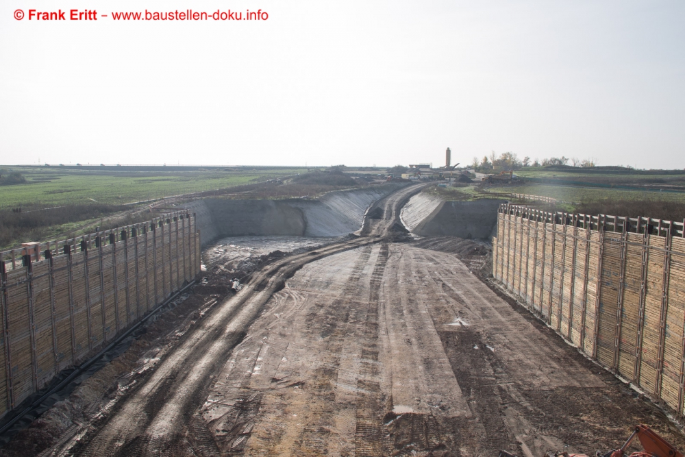 Neubau A143 - Lärmschutztunnel Salzmünde