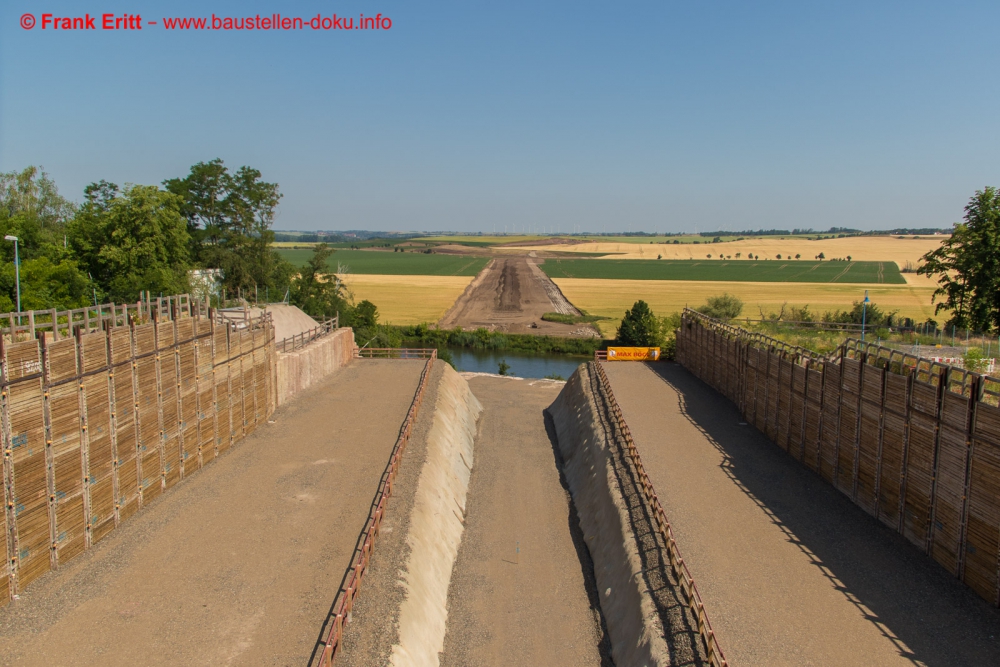 Neubau A143 - Lärmschutztunnel Salzmünde