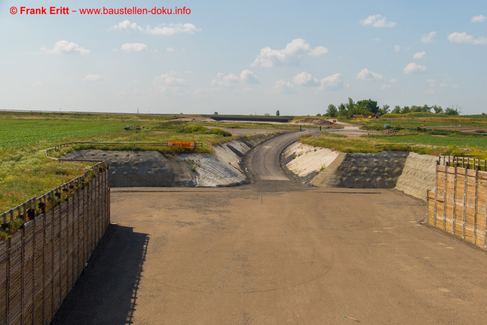 Neubau A143 - Lärmschutztunnel Salzmünde