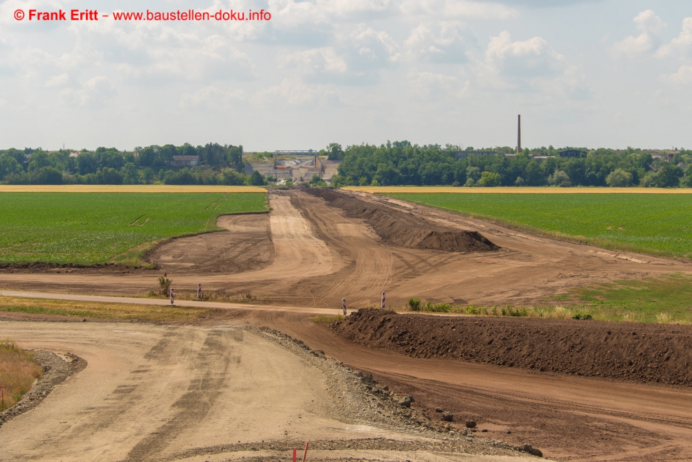 Neubau A143 Saaletalbrücke Salzmünde
