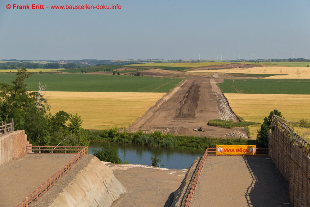 Neubau A143 Saaletalbrücke Salzmünde