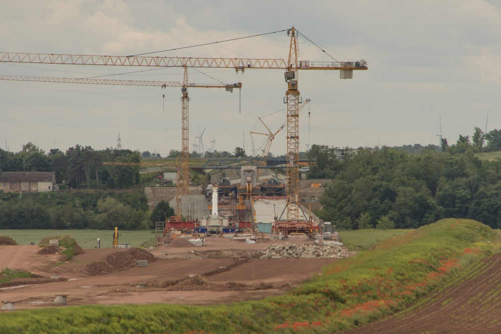 Neubau A143 Saaletalbrücke Salzmünde